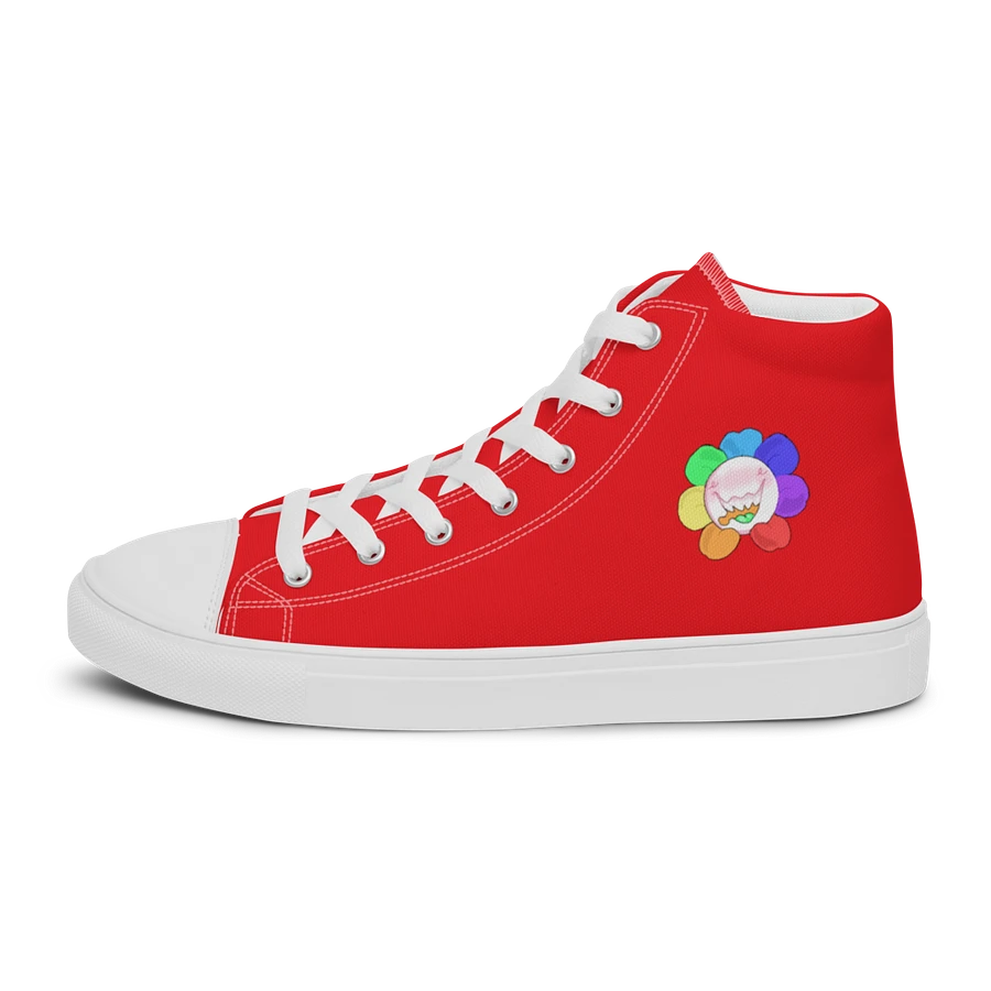 Red and White Flower Sneakers product image (7)