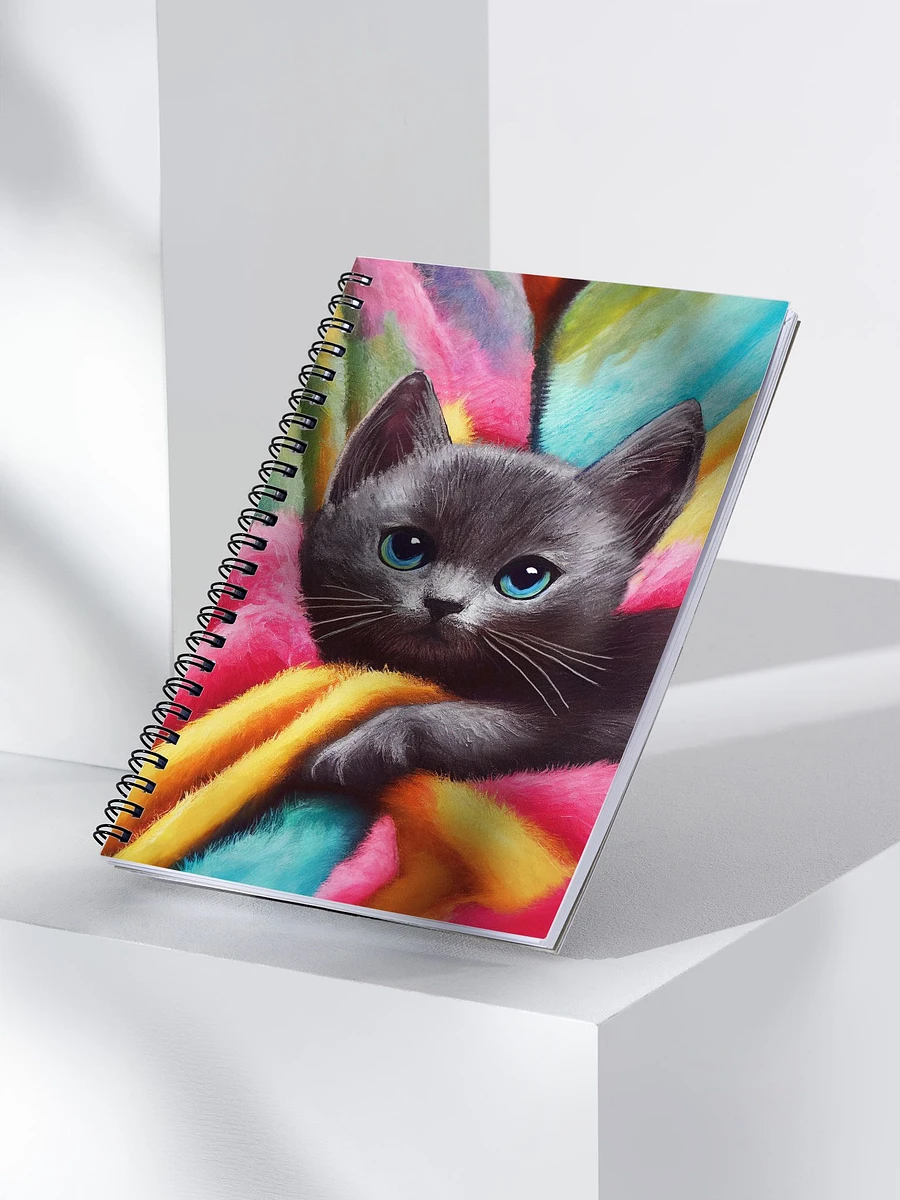 Dark Grey Kitten - Cute Cat Spiral Notebook product image (3)