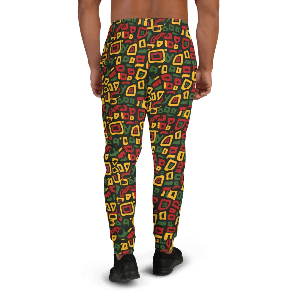 Legacy of Africa: All-Over Print Recycled Men's Joggers"Description product image (3)