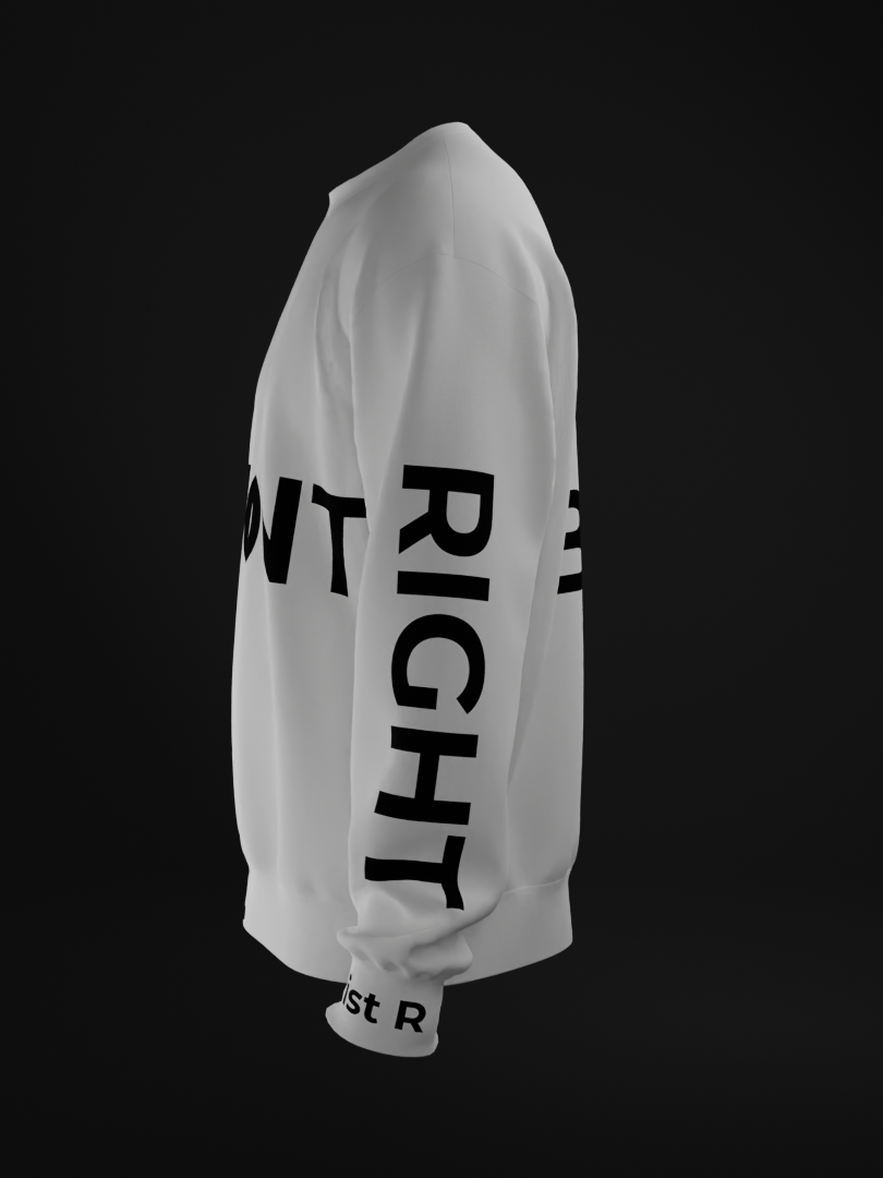 sweatshirt with waist rib Mockup Walking and 360 Animation product image (4)