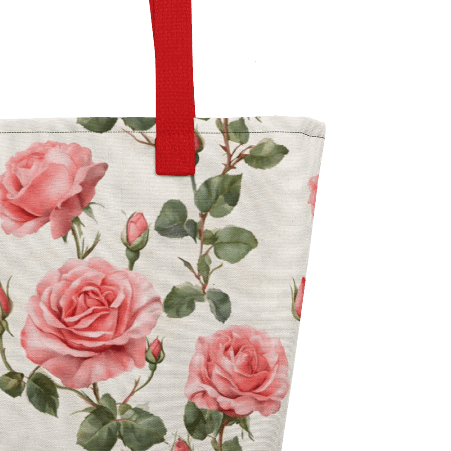 Elegant Rose Garden Large Tote Bag product image (9)