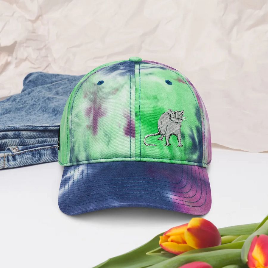 Team rat, tie dyed cap product image (3)