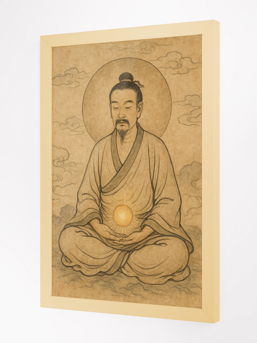 The Dantian Sanctuary of Inner Peace Wood Framed product image (4)