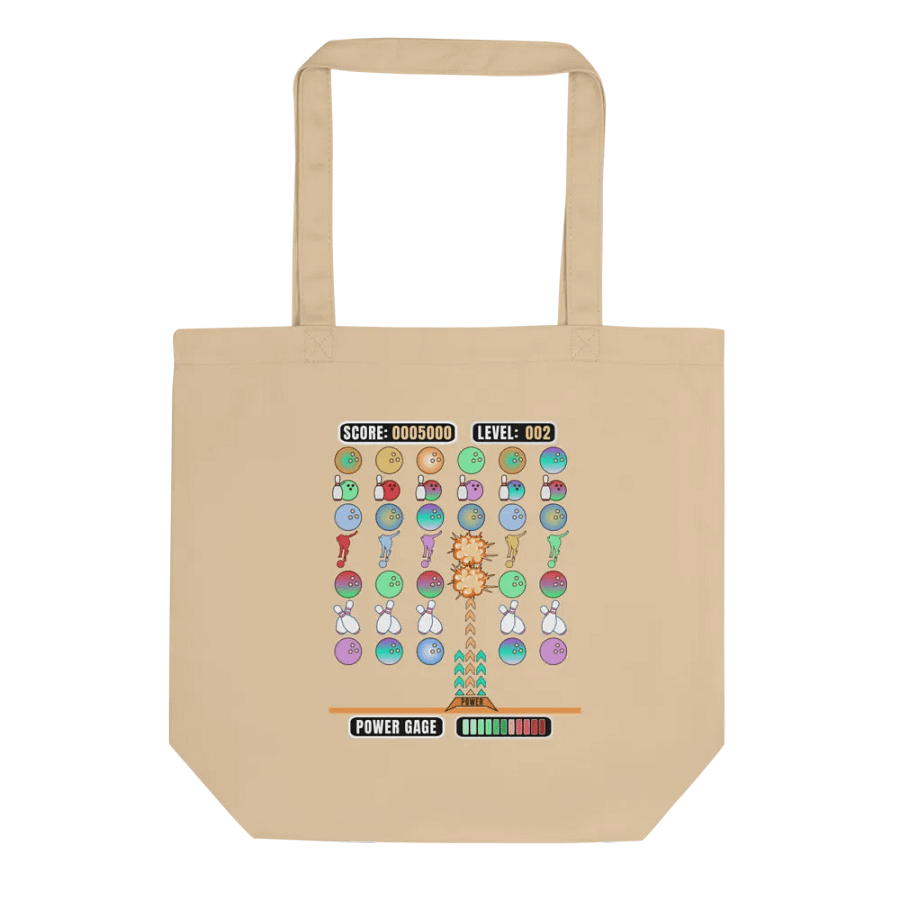 Space Invader Game Bowling Retro Blast Tote Bag product image (1)