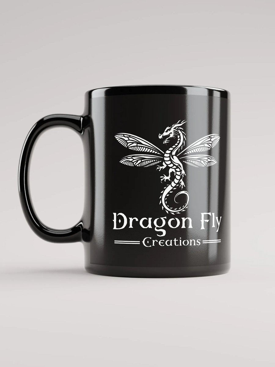 Dragon Fly Creations Black Mug product image (6)