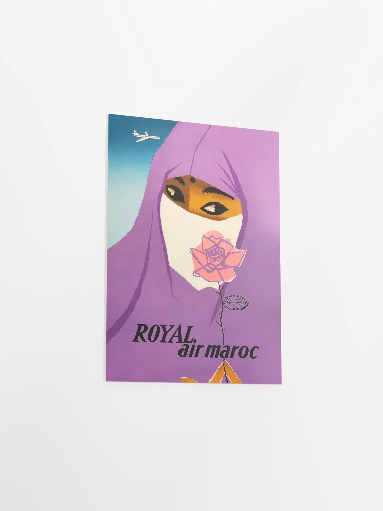 Morocco, Air Maroc, 1958 — retro travel poster, vintage travel print product image (9)