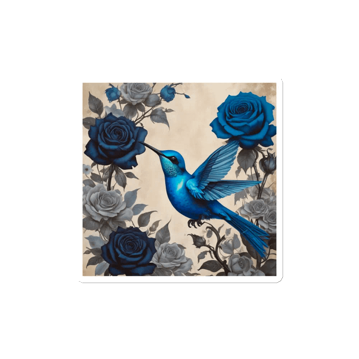 Goth Sapphire Hummingbird Magnets product image (2)