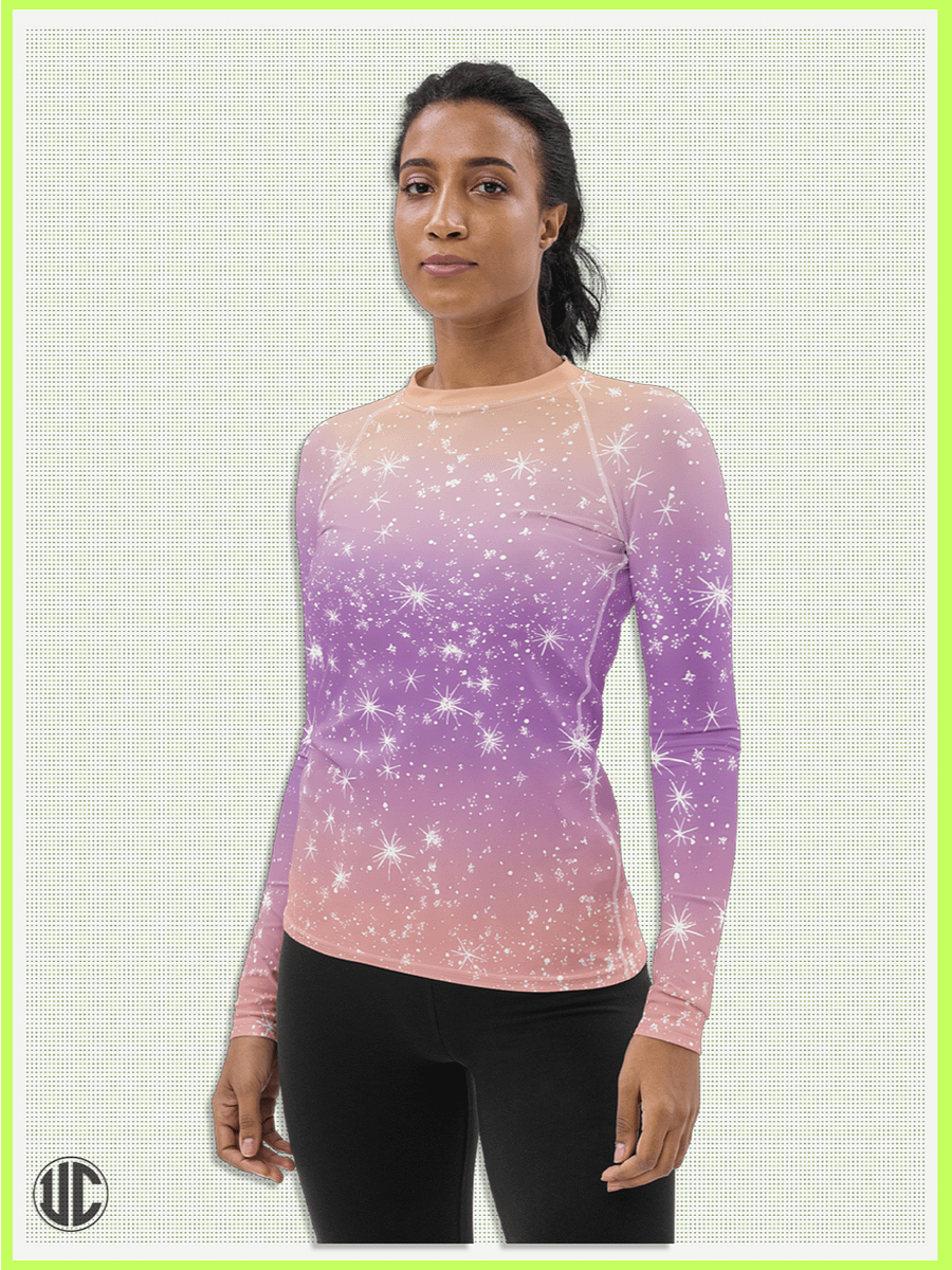 Cosmic Dusk - Women's Rash Guard product image (3)