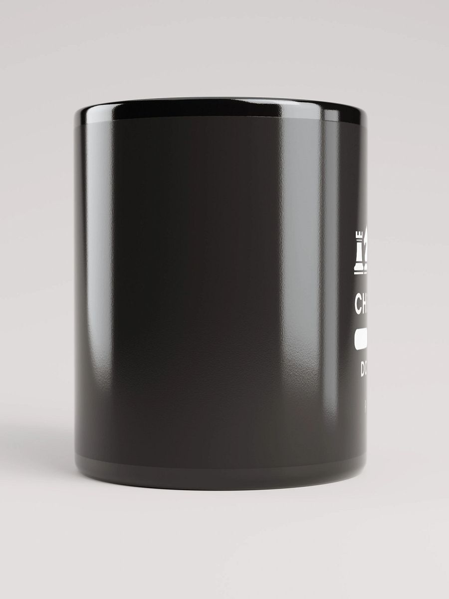 "Chess Talent Downloading" Black Mug product image (10)