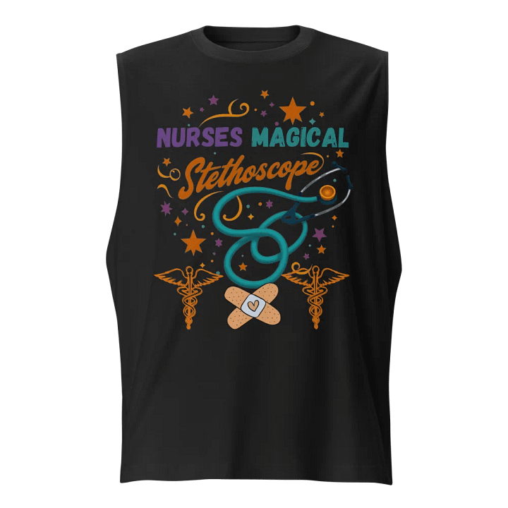 Nurse's Magical Stethoscope Muscle Tank product image (1)