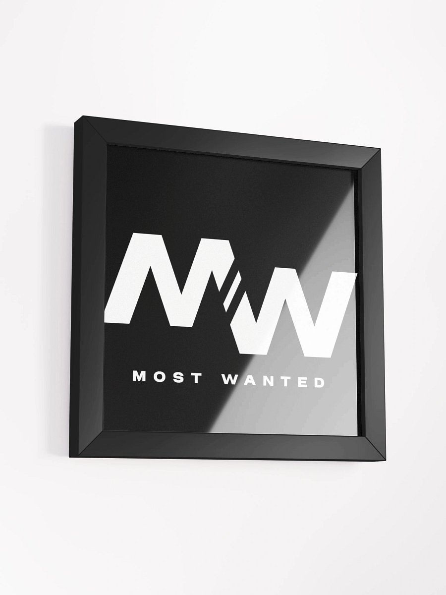 Most Wanted "MW" Framed Poster product image (14)