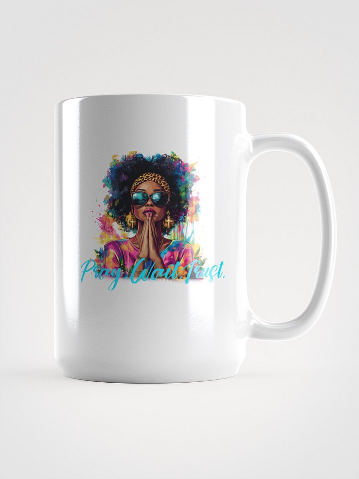 Vibrant Pray. Wait. Trust. Mug product image (1)