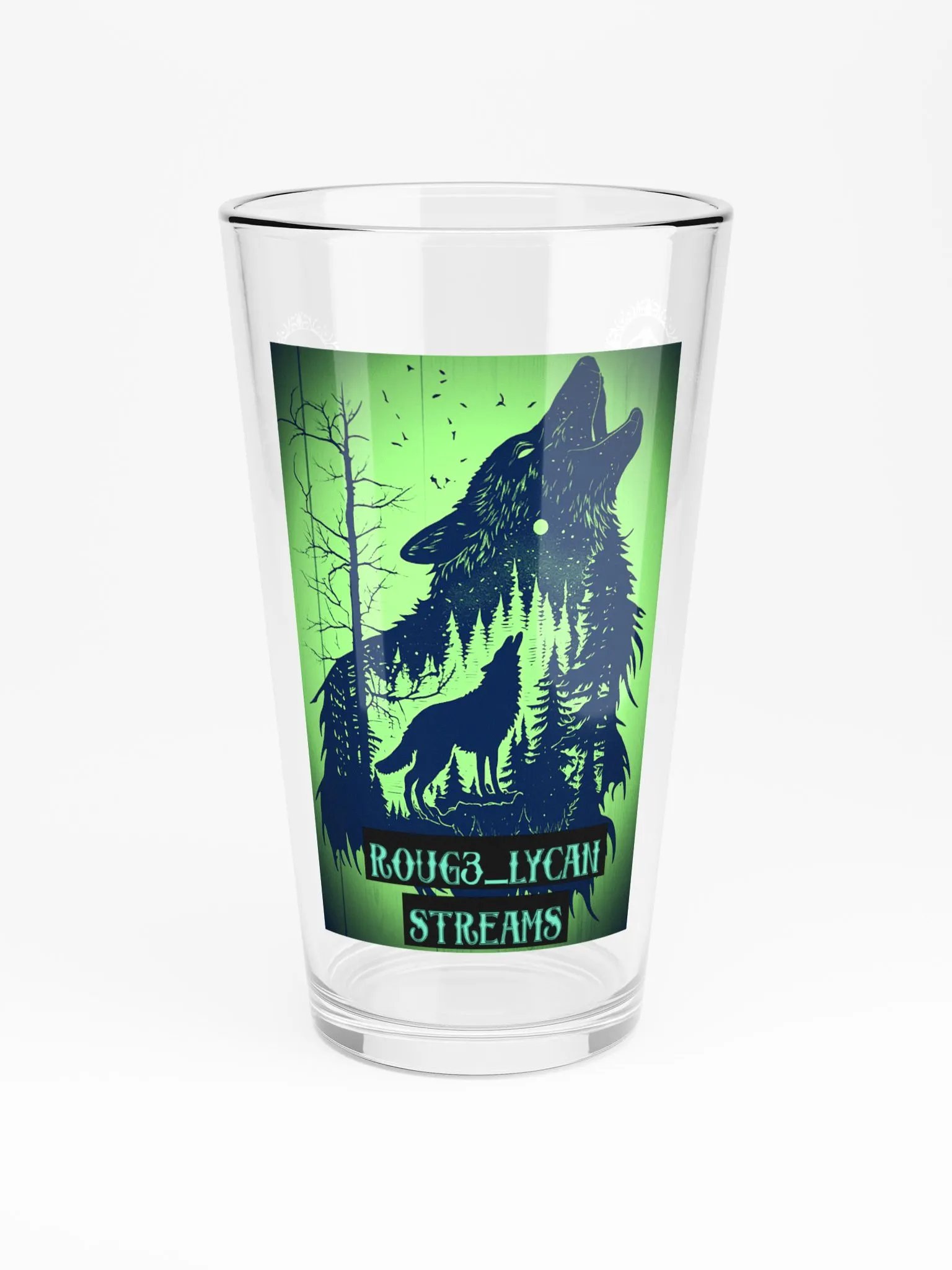 Roug3_lycan wolf Pint Glass product image (3)