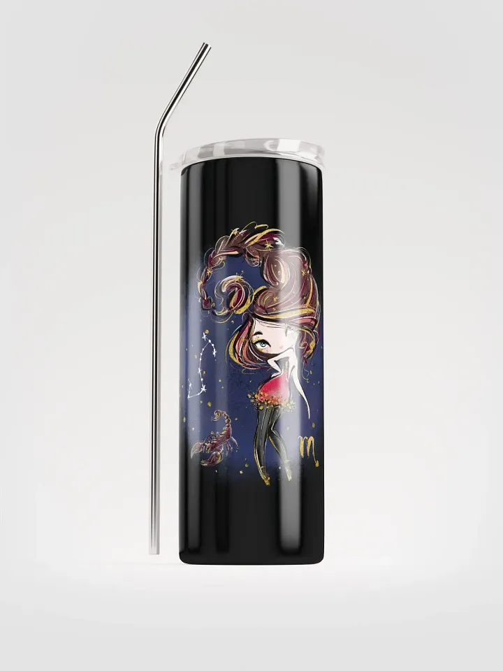 Embrace Scorpio Vibes with Our Stellar Stainless Steel Zodiac Tumbler | Eco-Friendly Charm product image (1)