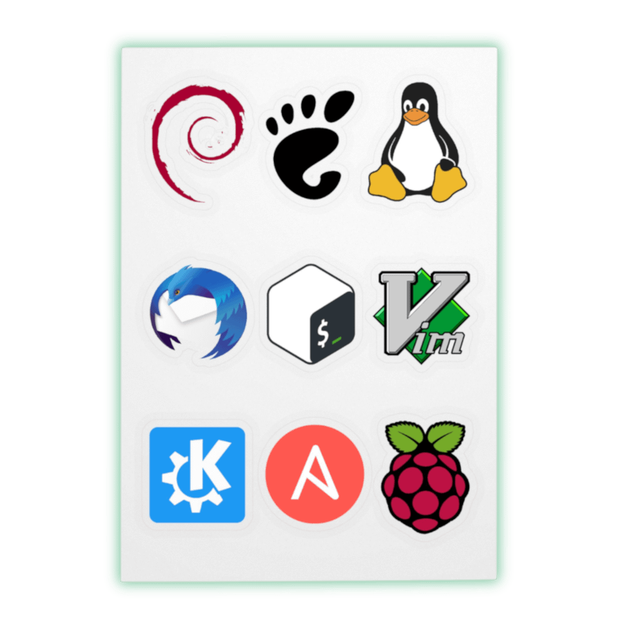 Linux Software Stickers product image (1)