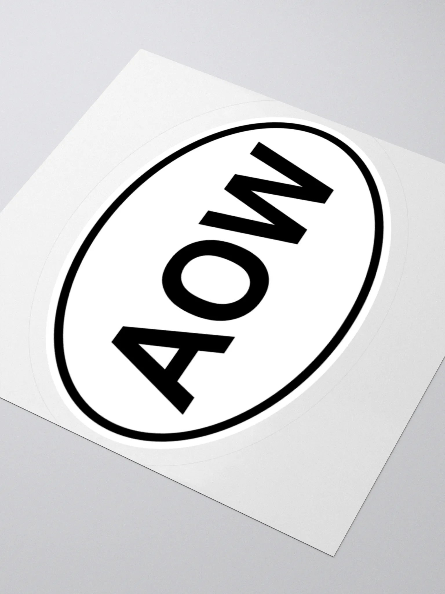 AOW Oval Sticker product image (3)