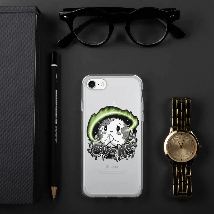Save Me Clear iPhone® Case | Protect Your Phone & the Planet product image (5)