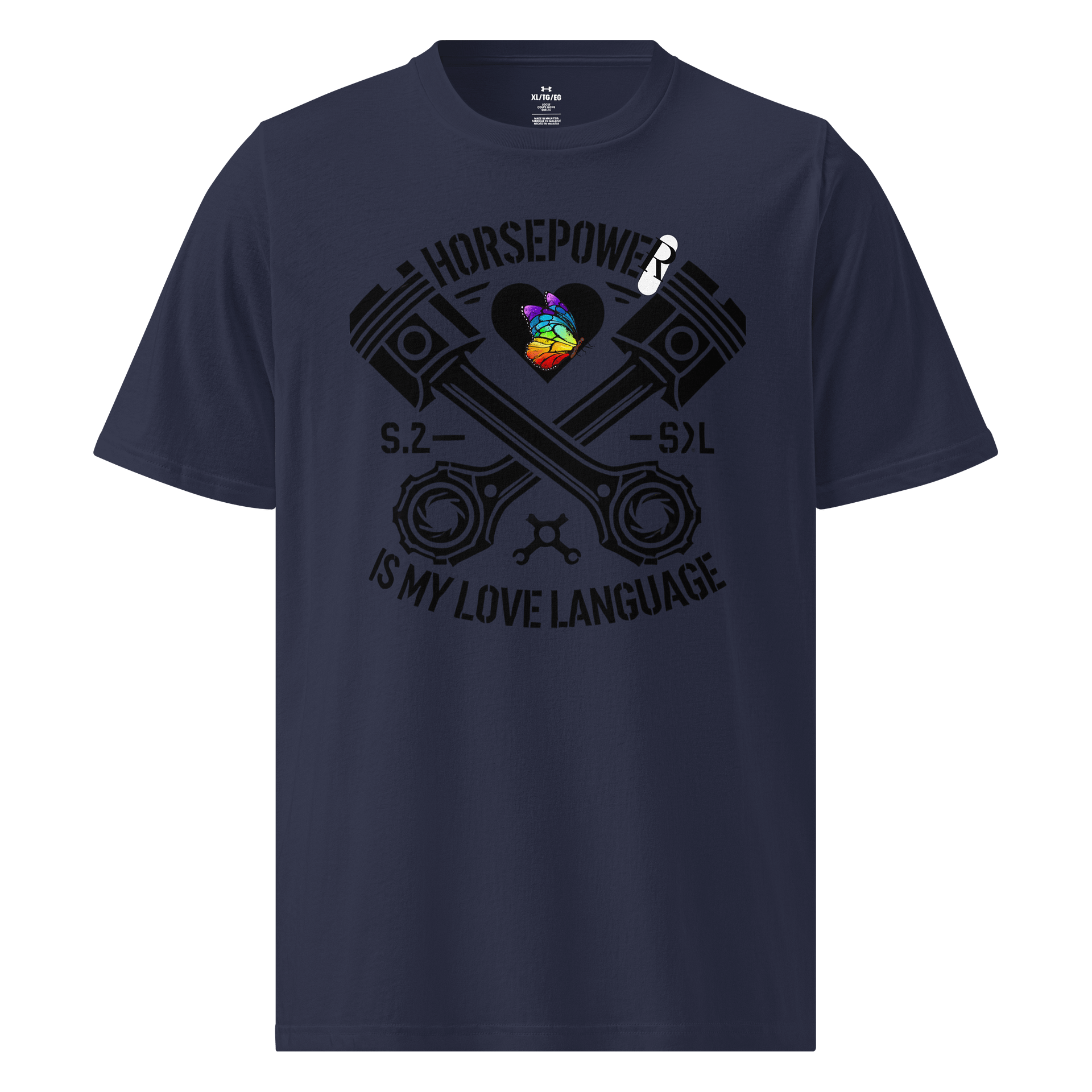 Rainbow Butterfly Athletic T-Shirt product image (1)