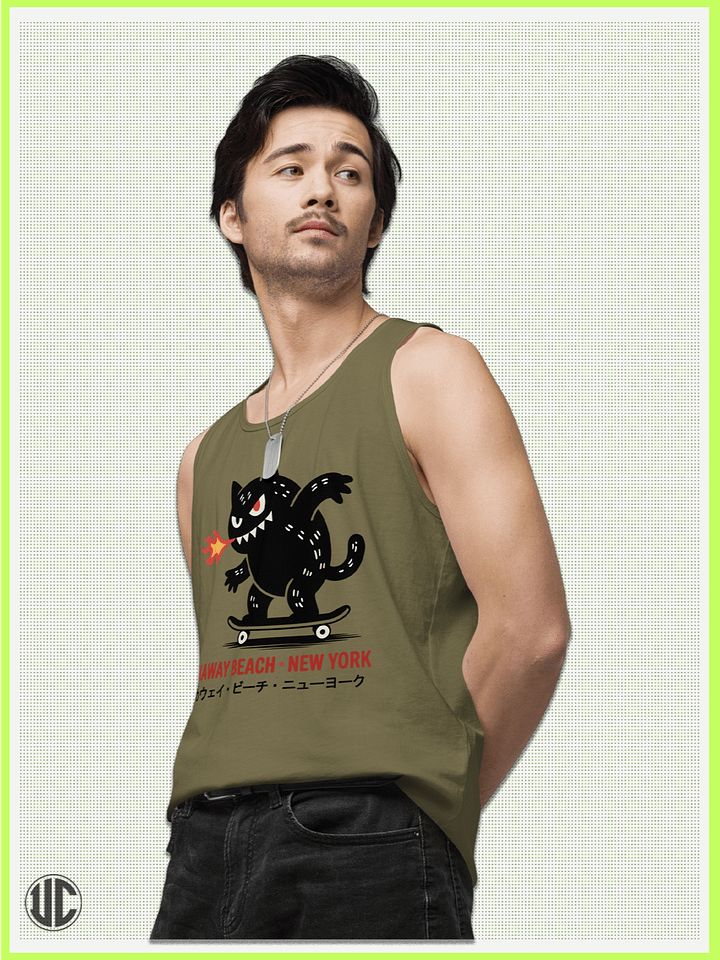 Rockaway Beach NY Skater – Men’s Tank Top product image (2)