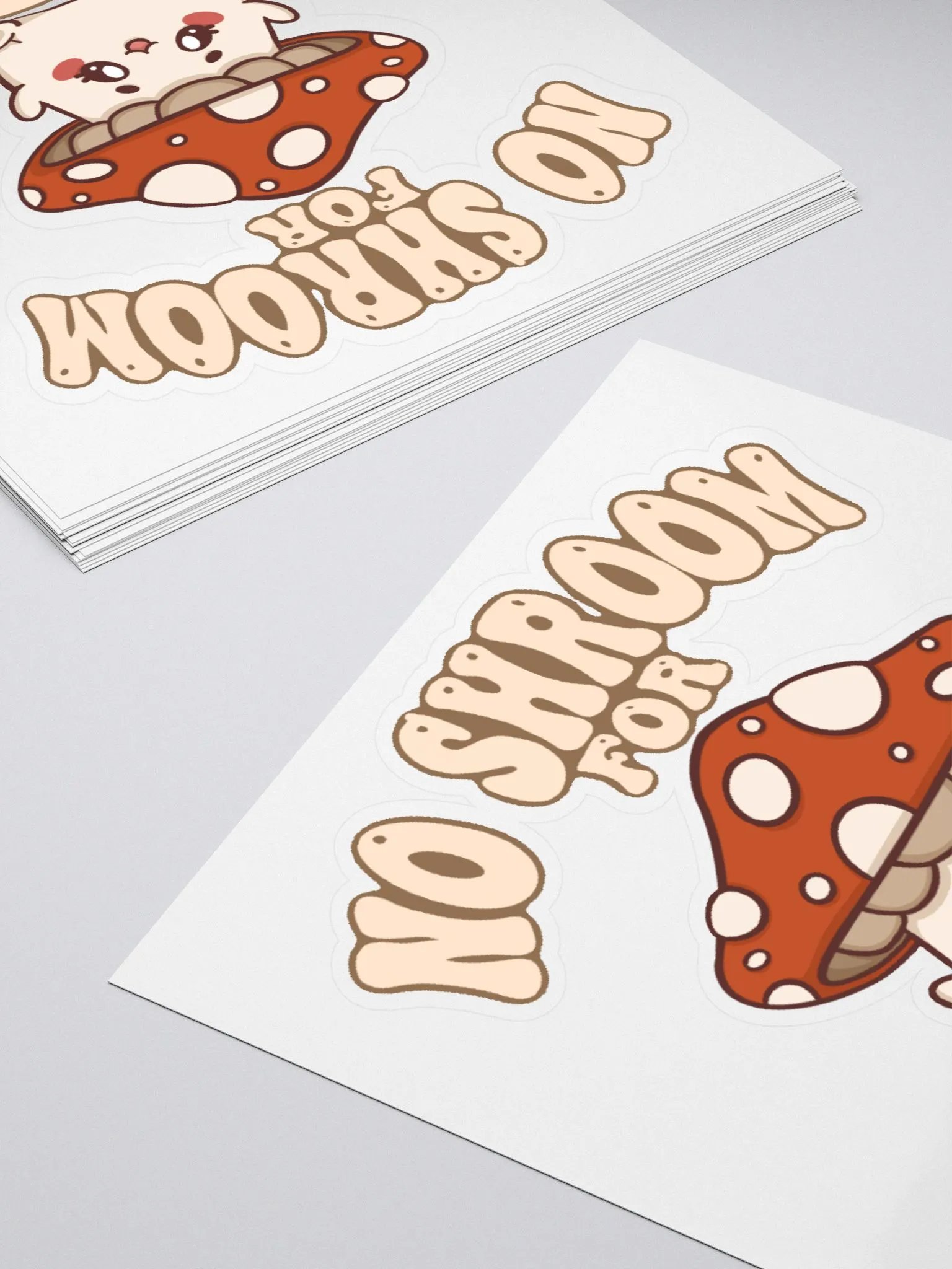 No Shroom For Hate Kiss Cut Sticker product image (4)