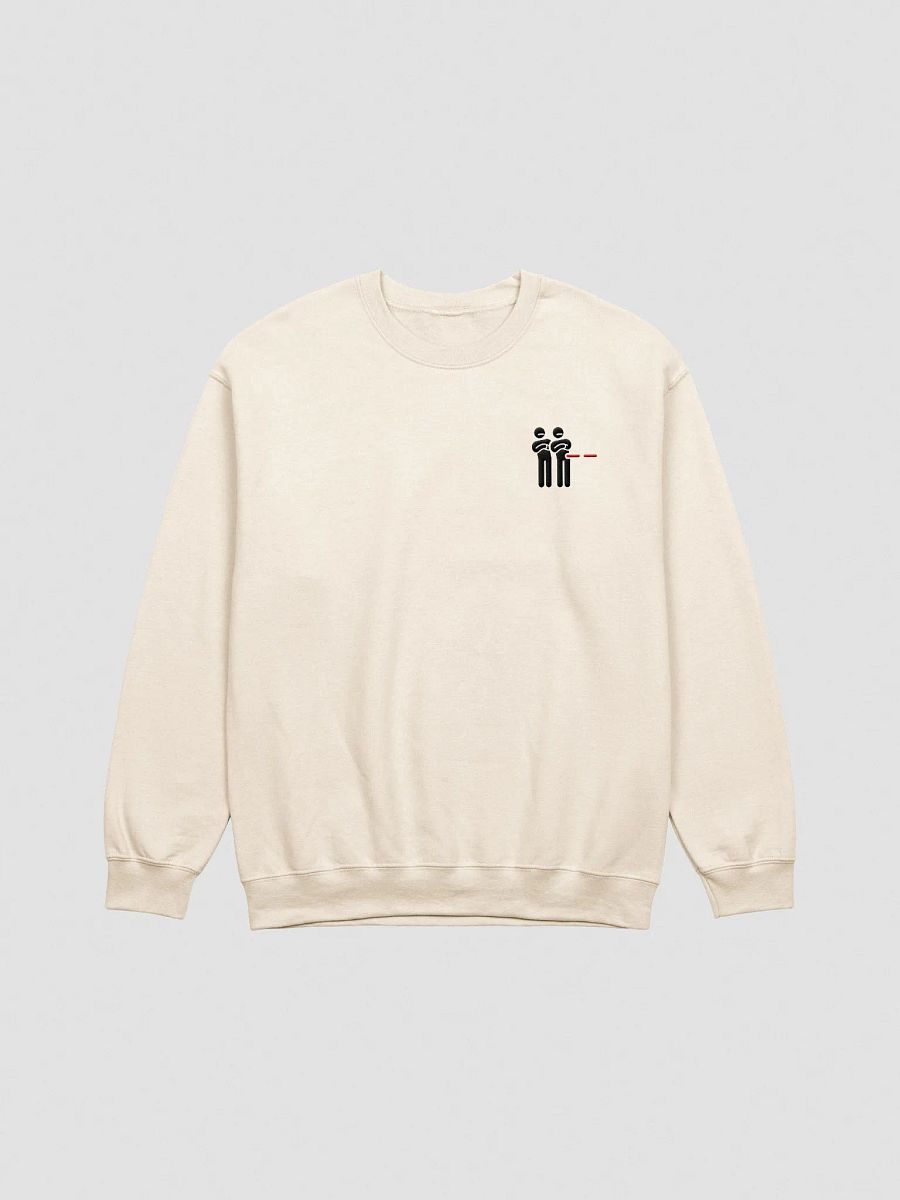 "Unimpressed" Embroidered Crewneck - Black Logo product image (14)