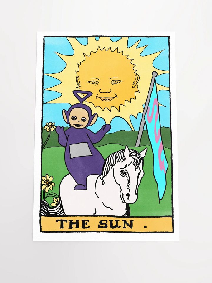 Teletubbies Sun Tarot Card Print product image (1)