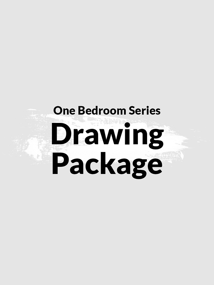 One Bedroom House Series: Completed Drawing Set product image (1)