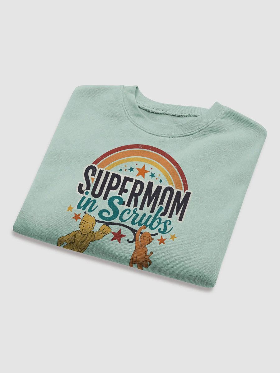 Supermom in Scrubs Rainbow Crop Sweatshirt product image (24)