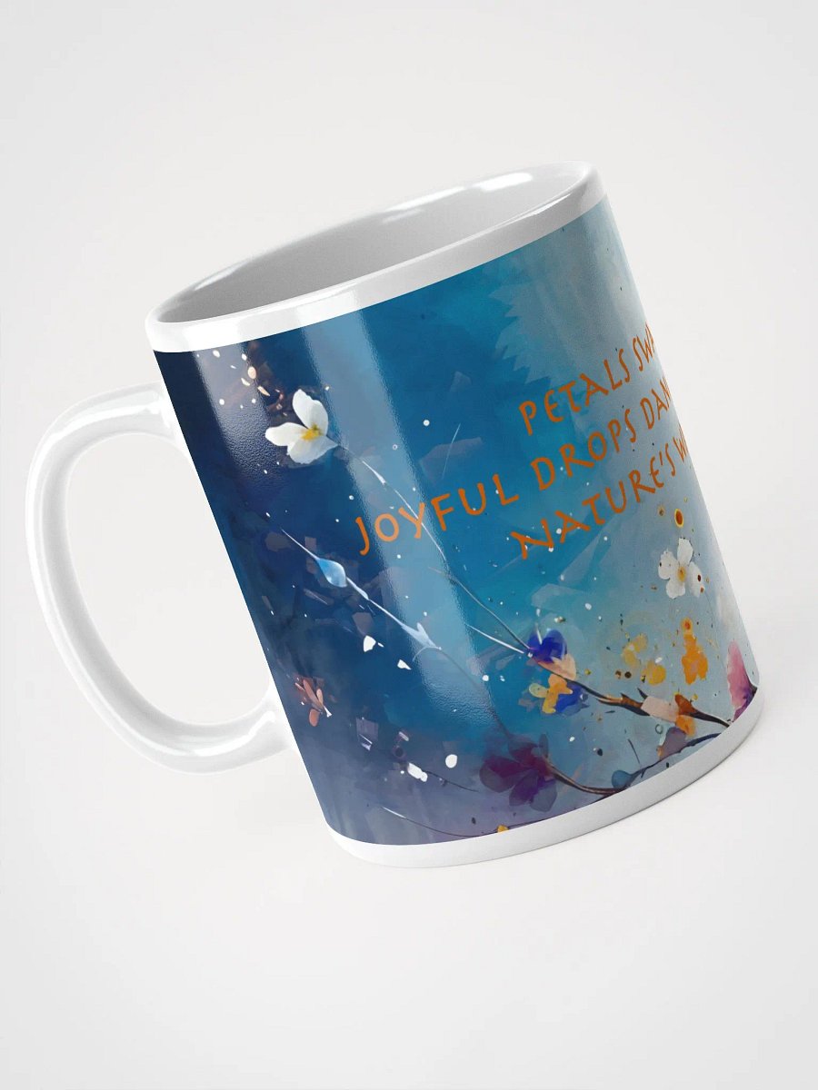 Nature's Waltz White Glossy Mug product image (3)