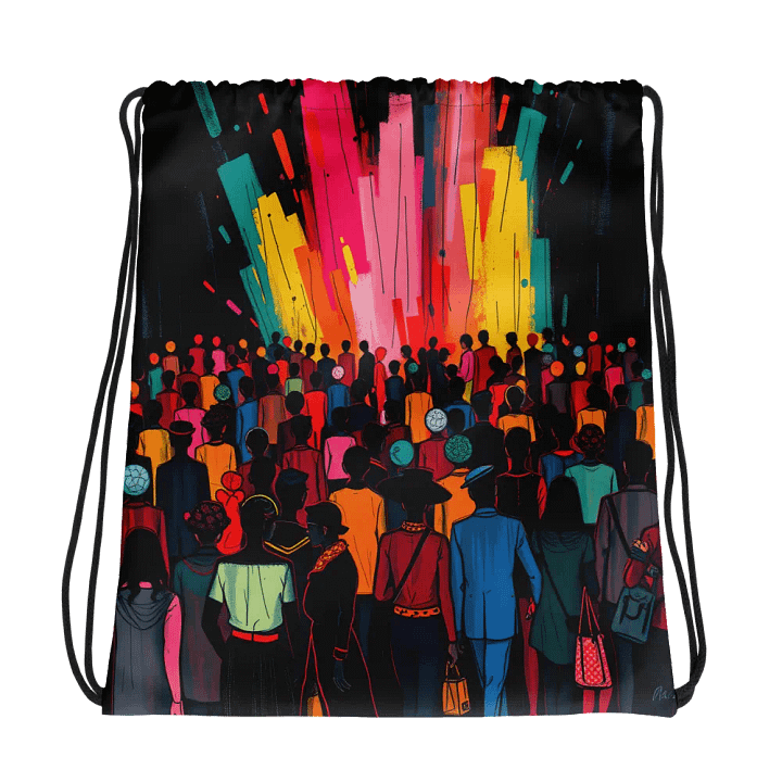 Vibrant Adventure Drawstring Backpack product image (1)