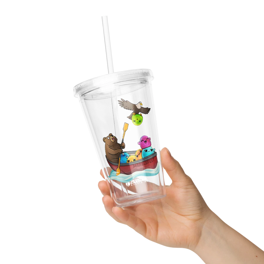 Marble Fest 54 - Double Wall Clear Plastic Tumbler product image (9)