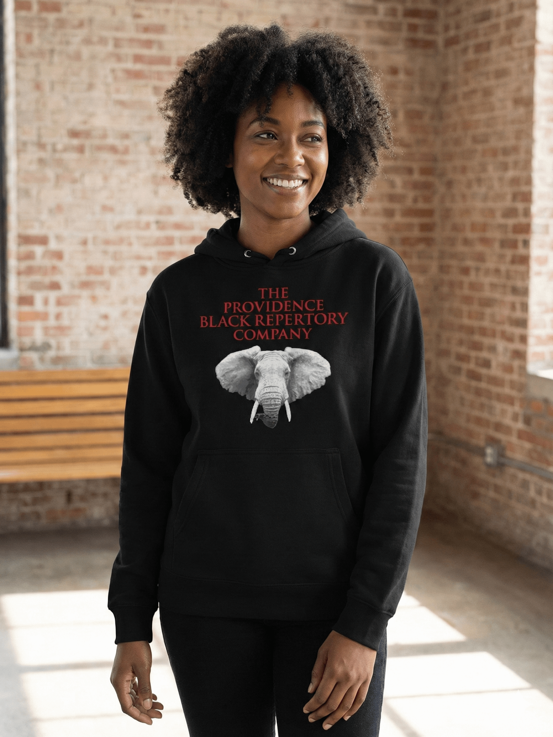 Black Rep Elephant Unisex Premium Hoodie product image (2)
