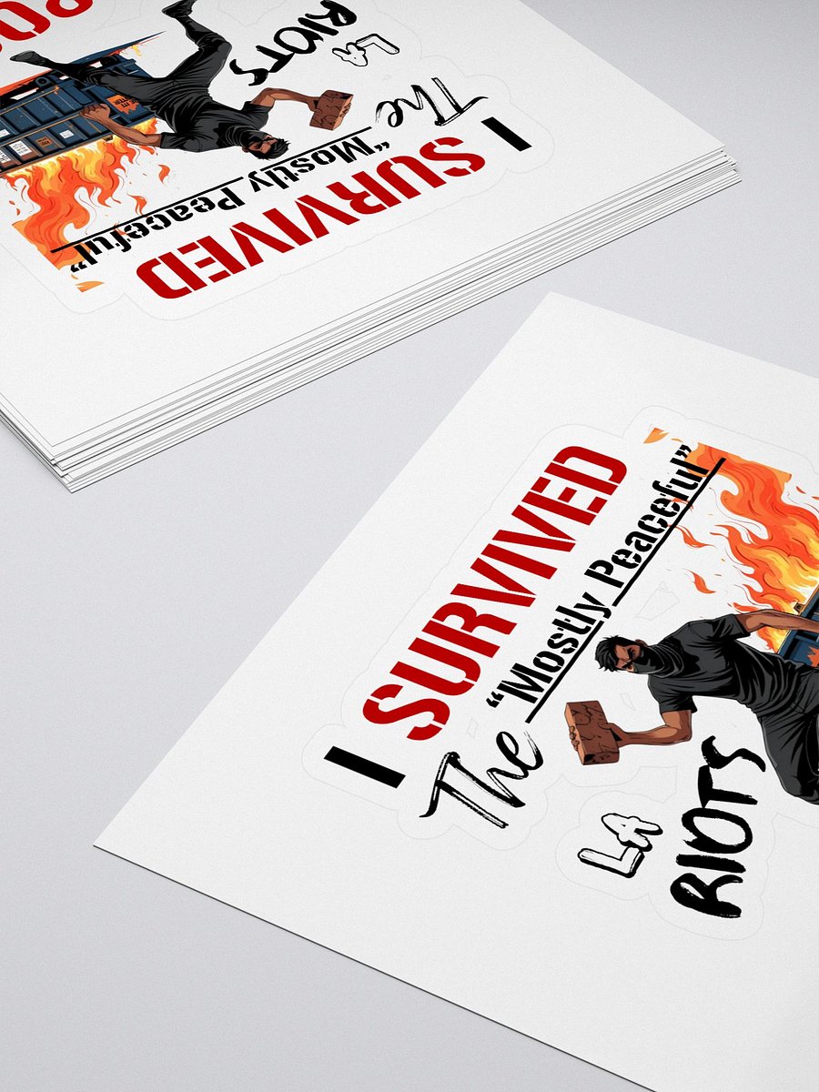 Mostly Peaceful Riot Sticker product image (4)