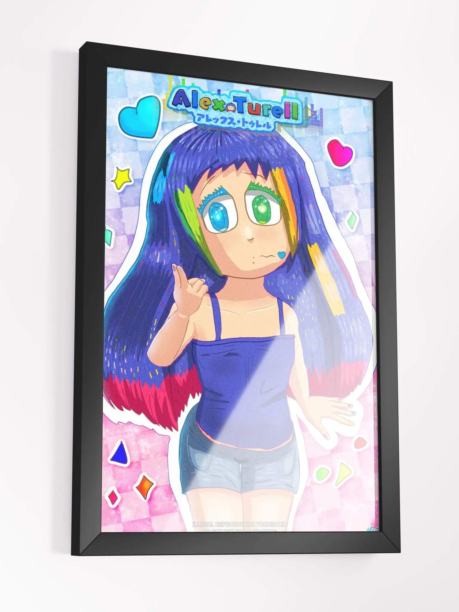 Cute Lil Bro Blows You a Kiss [FRAMED POSTER] product image (18)