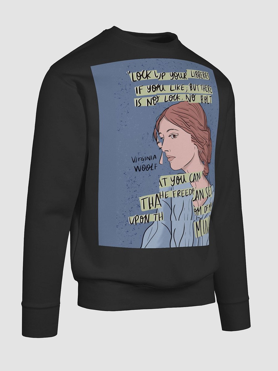 Virginia Woolf Quote Portrait Sweatshirt product image (92)