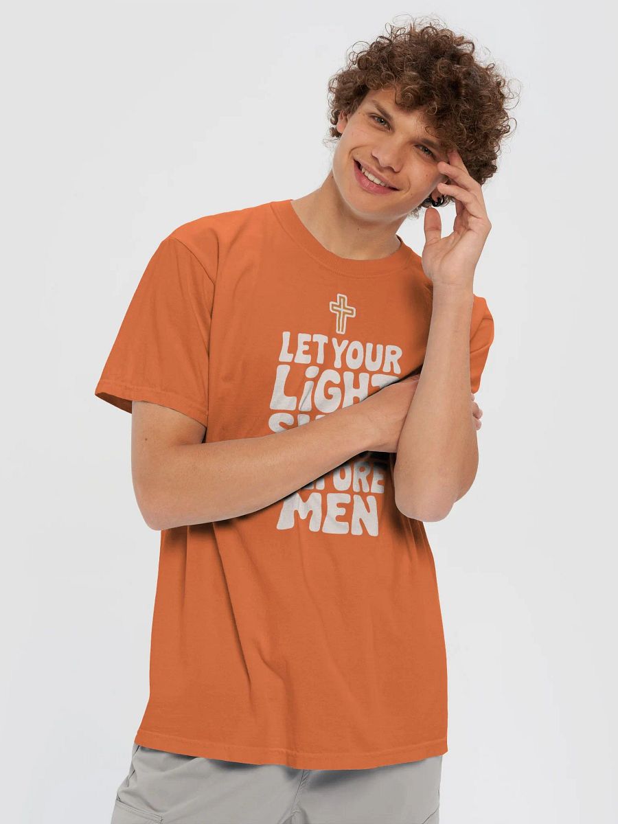 Let Your Light Shine – Matthew 5:16 Bible Verse Comfort Colors T-Shirt product image (2)