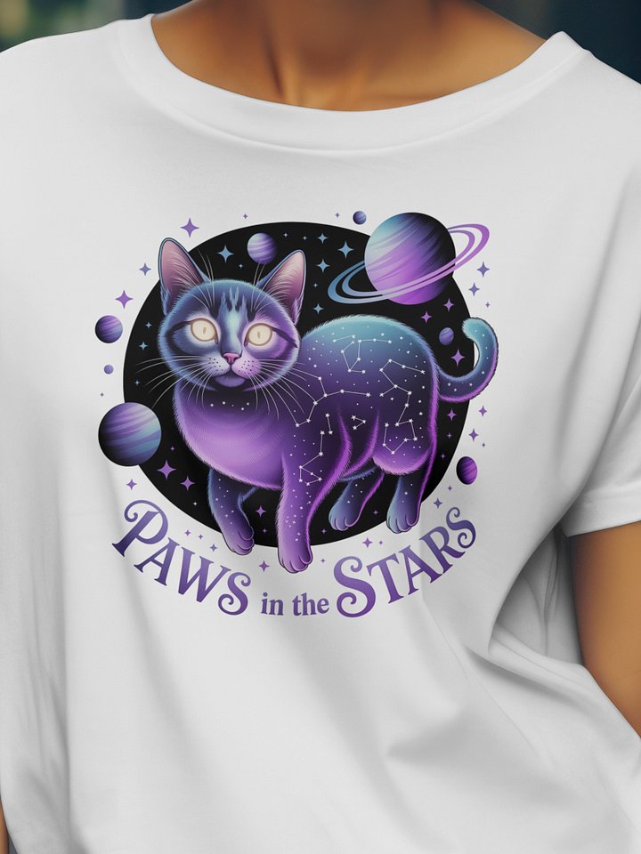 Starry Cosmic Cat T-Shirt product image (1)