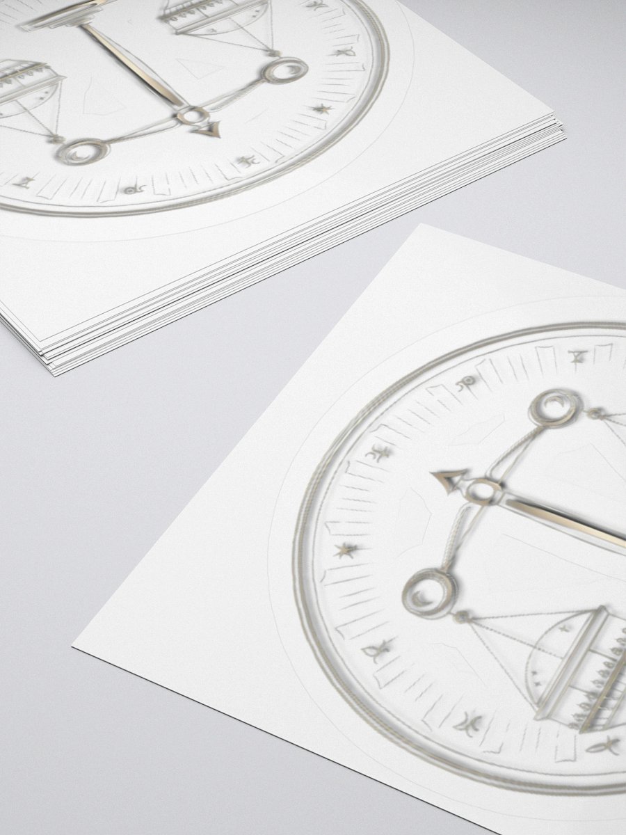 Exclusive Libra-Themed Privacy Window Film - High Opacity Vinyl Stickers (3" x 3" to 5.5" x 5.5") product image (12)