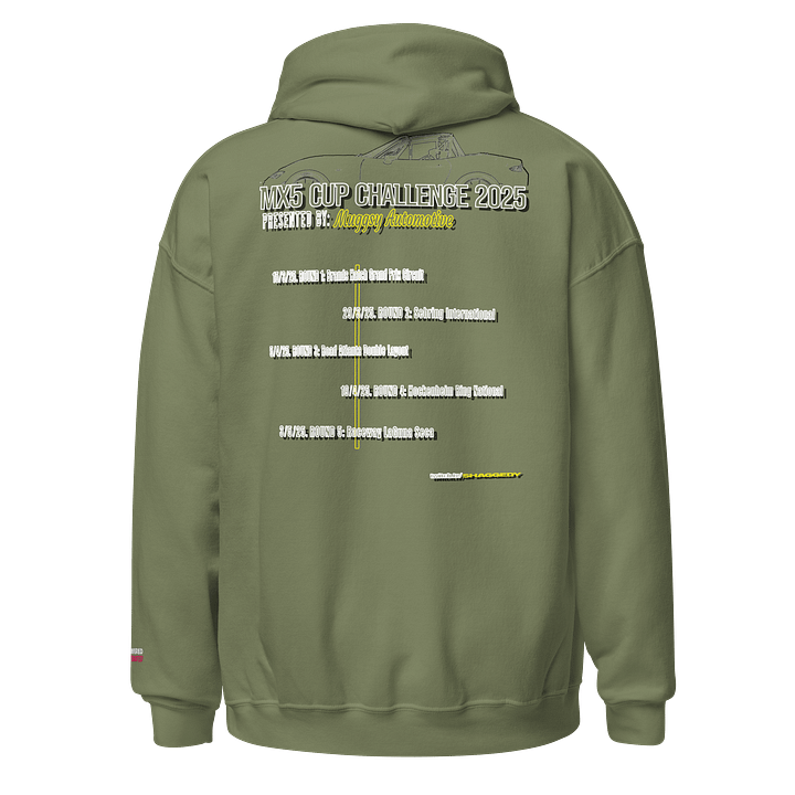 MX5 Cup Challenge Hoodie (White on Green) product image (1)