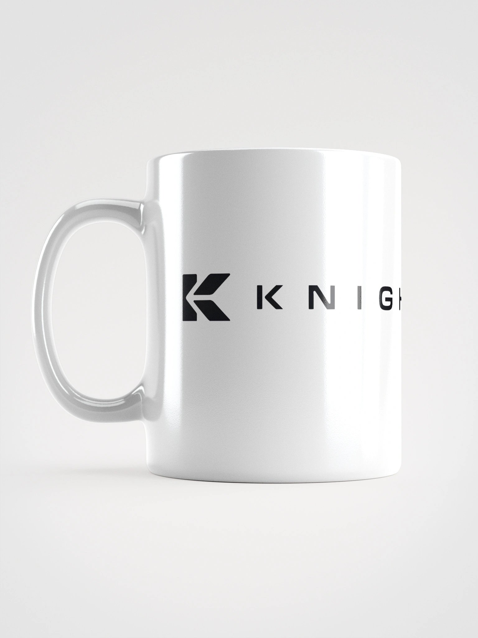 Knightscope Emblem White Glossy Mug product image (1)
