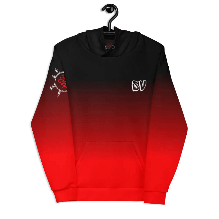 STRAIGHT VIBIN NEON COLOR FADE STYLE SHUKAKU + GAARA HOODIE product image (7)