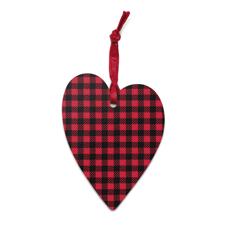 Wooden Ornaments - Red style product image (8)