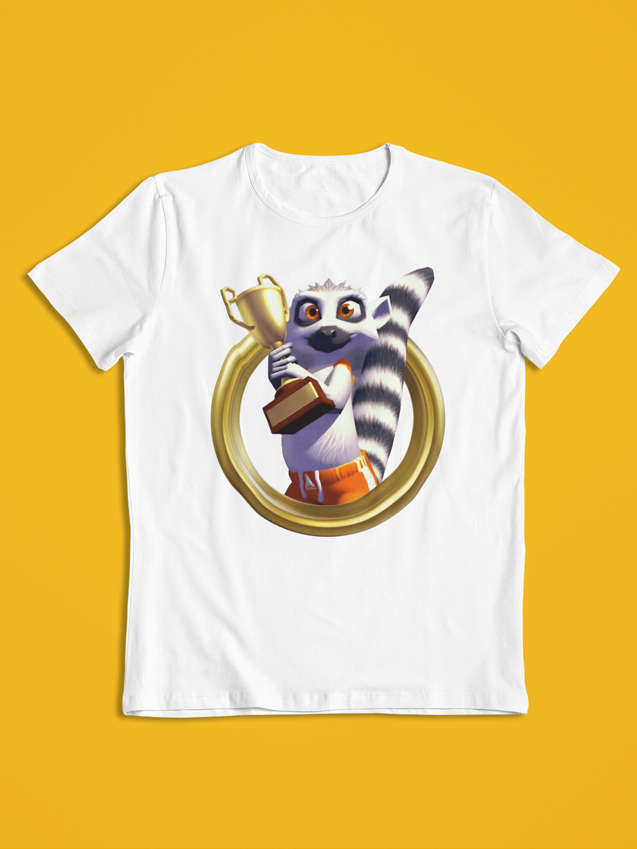 Lemur Trophy - Retro Vintage Racing Video Game Style Unisex T-Shirt product image (1)