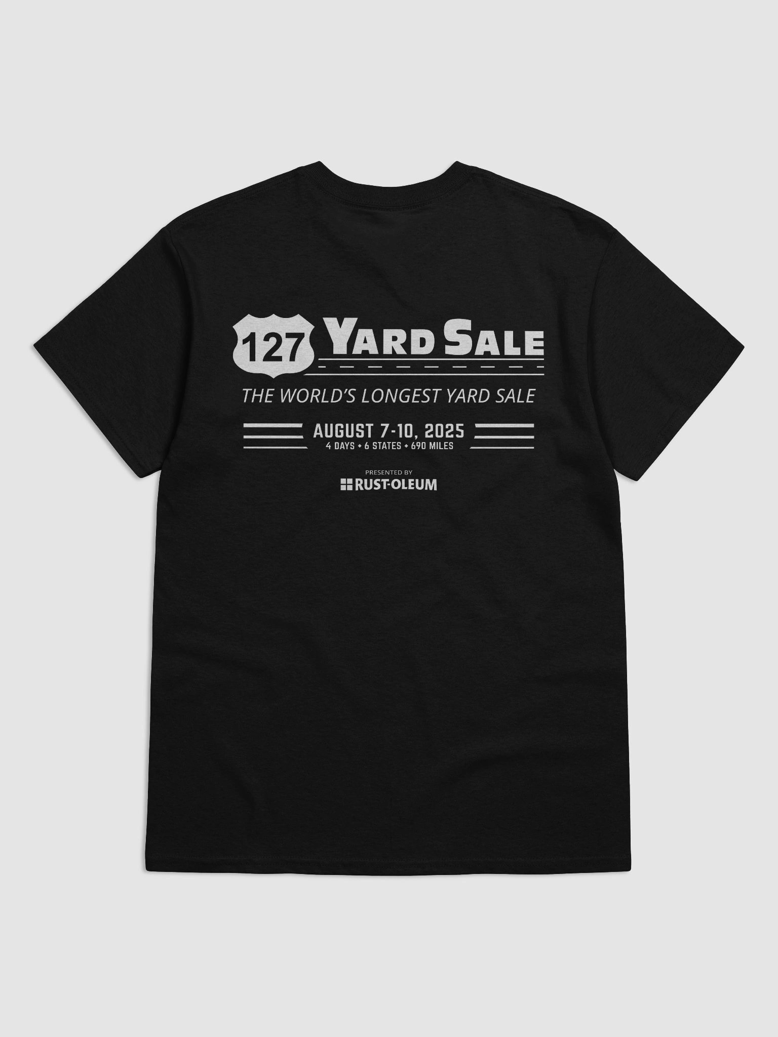127 Yard Sale (2025) Vintage - Gildan Heavyweight T-Shirt - Black product image (2)