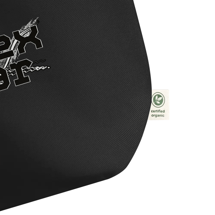 Black HApex Gear White Logo - Organic Cotton Tote product image (2)