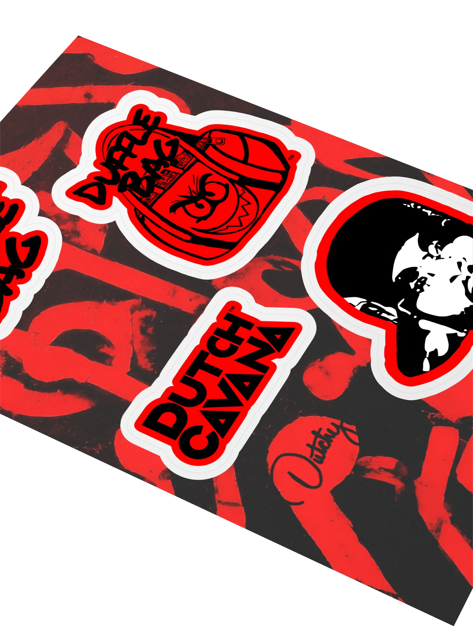 Duffle Bag Dutch Sticker Sheet product image (2)