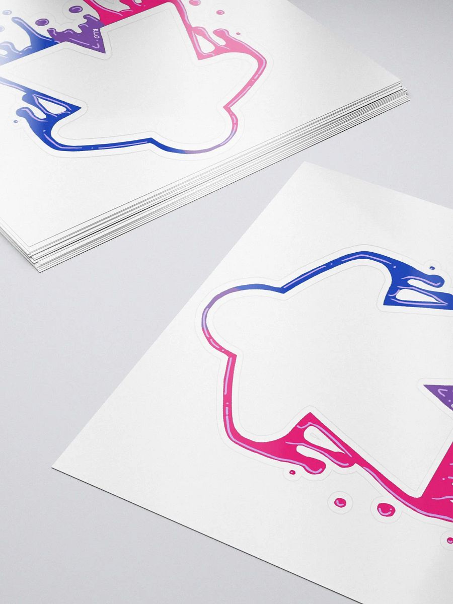 Drippy Bi Pride Meeple Sticker product image (5)