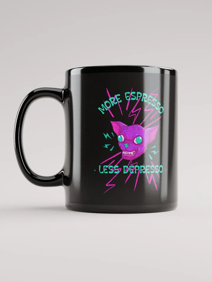 Mischievous Espresso Cat Mug product image (2)