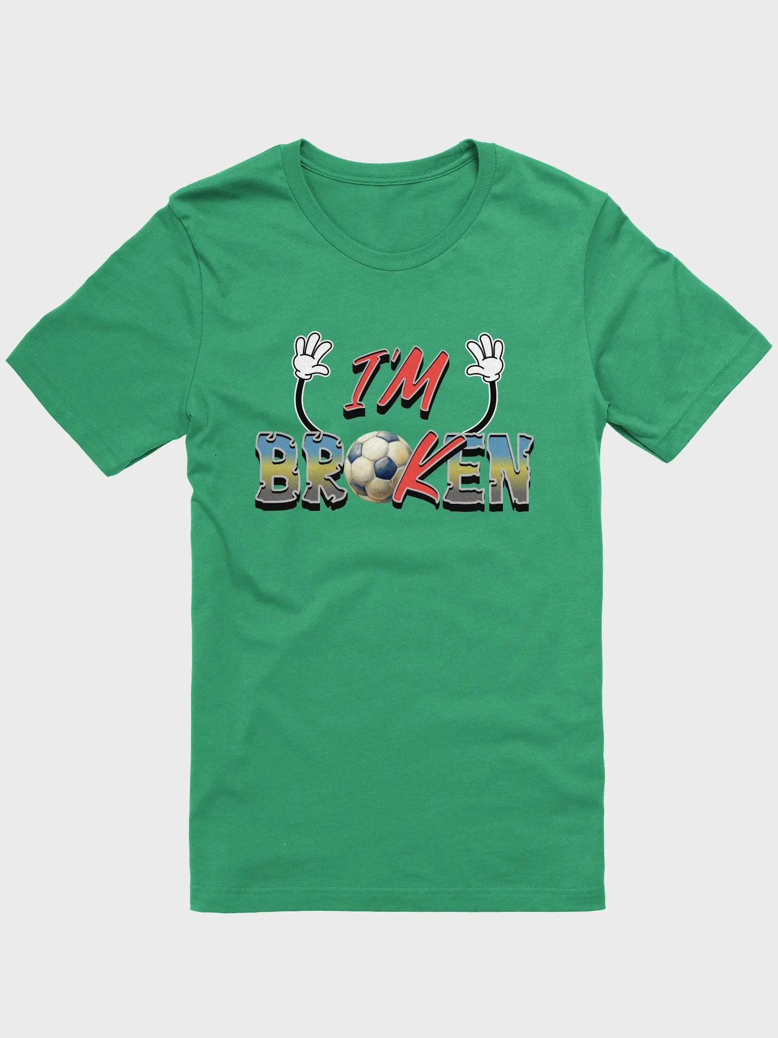 Im Broken Soccer Playful Ball Graphic T-Shirt product image (1)