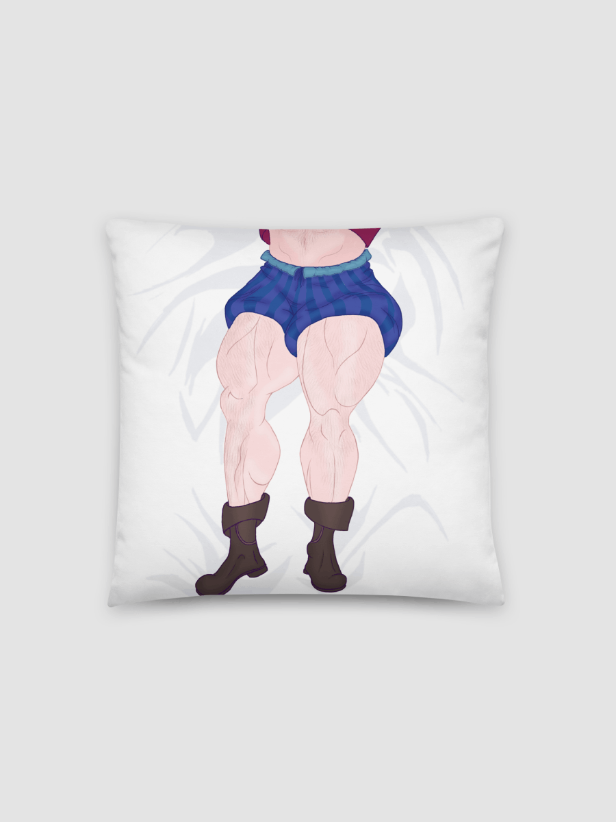 bard's thigh candy throw pillow product image (1)